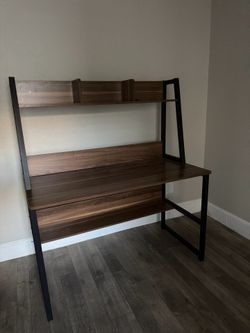 Brand new desk, medal and wood, sturdy desk, office desk