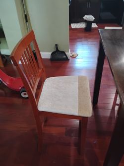 Table And 4 Chairs Wood Can Be Sold Separately 