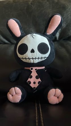 Furrybones Bunny Skeleton Plush Toy