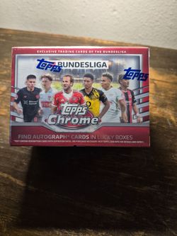 Topps chrome soccer blaster