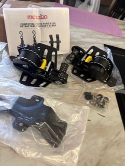 MAXZINA new 2 retractable ratchet straps