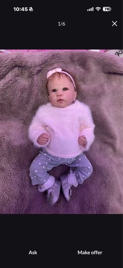 Authentic reborn baby doll