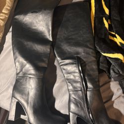 Over The Knee High Heel Boots