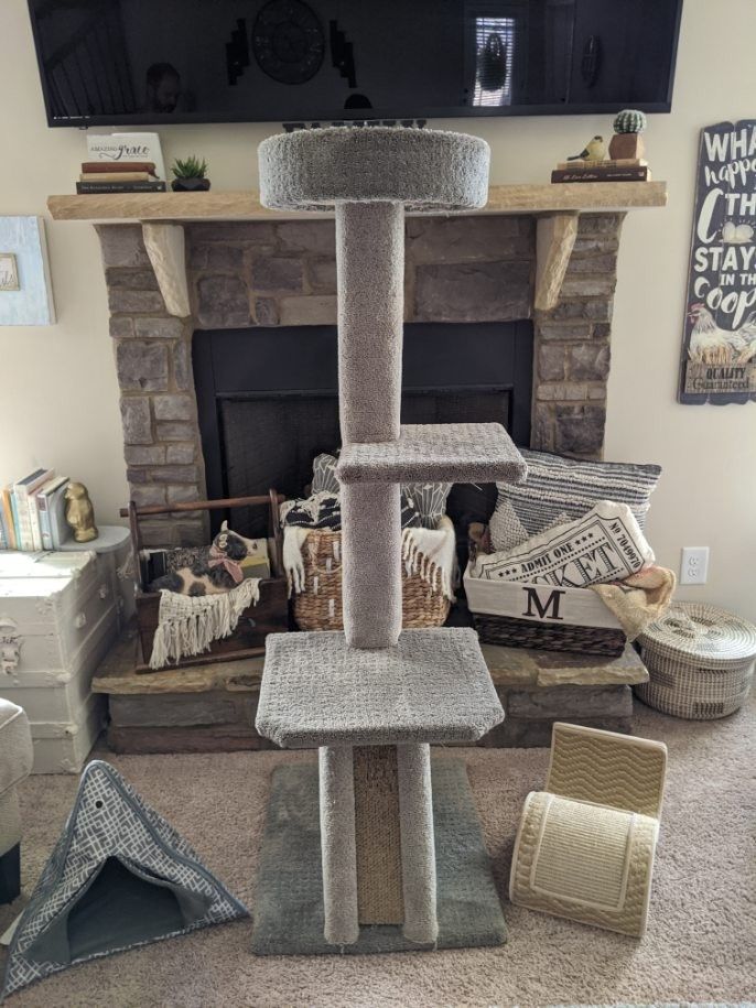 5 ft Cat Tree with Extras