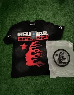 Hell star graphic t shirt