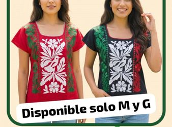 Mexican blouses, blusas mexicanas tricolor