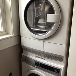 Electrolux Stacked Electric Ductless Washer And Dryer-Dryer Needs Repair