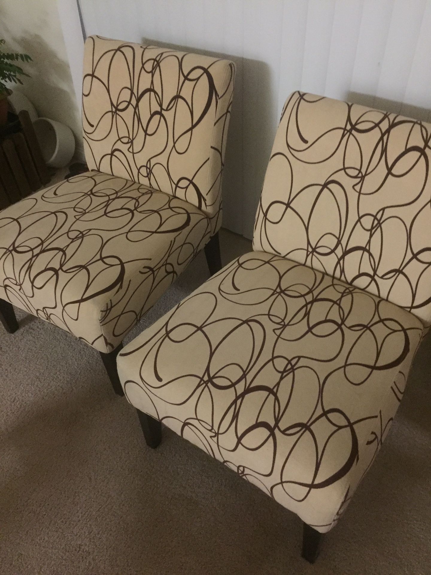 padded chairs both for $80