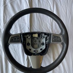 OEM Cadillac SRX STS Heated Leather Steering Wheel - Cocoa Brown