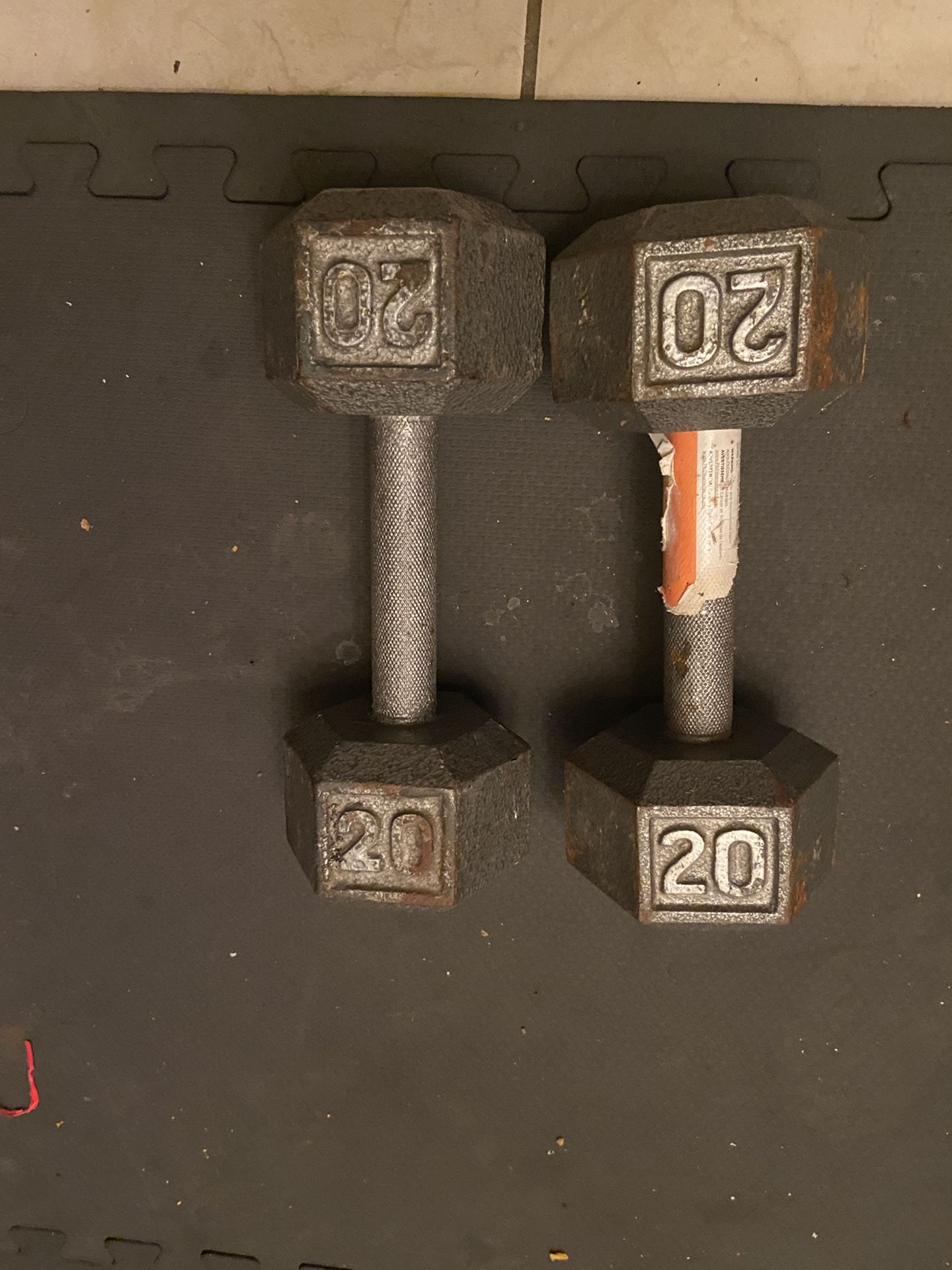 20 lbs dumbbells