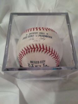 2003 dodgers and yankees official game used ball