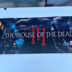 Sega The House Of The Dead 3 Arcade Marquee