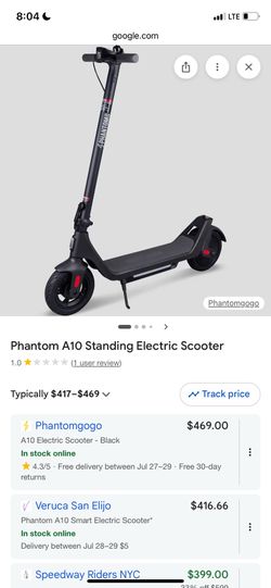 Phantom scooter’s.. 3 left!!