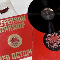 Jefferson Starship Vinyl Red Octopus Vintage Record Album 1975 Original