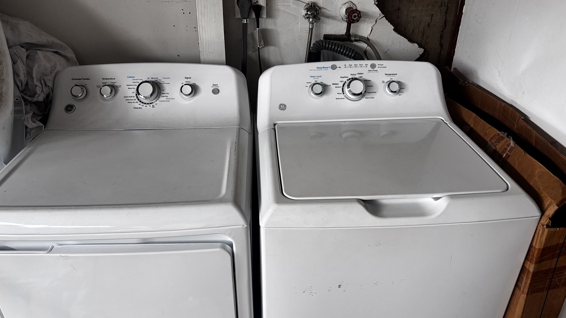 Used Whirlpool Top Load Washer & Electric Dryer