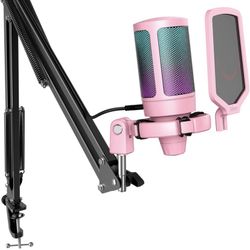 Fifine Mic And Logitech Webcam