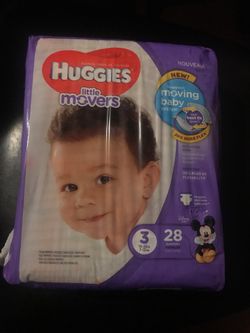 Huggies little movers # 3 $7 firm