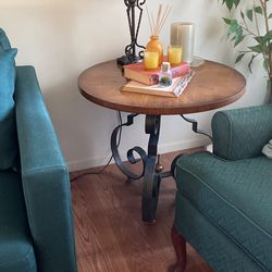 Unique Wood Side Table 