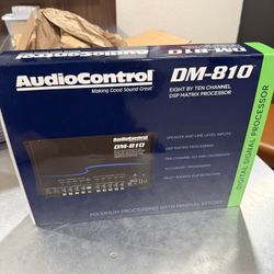 Brand New 8 Channel Audio Control Dsp 