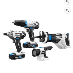 Hart 20v 4-Tool Battery Powered Combo Kit