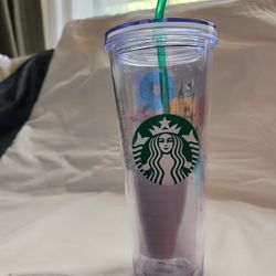 Disney Tumbler With Straw Starbucks