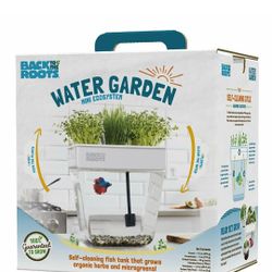 Back to the Roots Aquaponic Garden, Self-Cleaning Beta Fish Tank + Grows Greens!