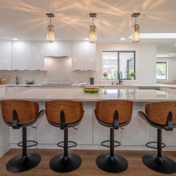 $250 — Set of 4 Modern Bar Stools (BRAND NEW!)