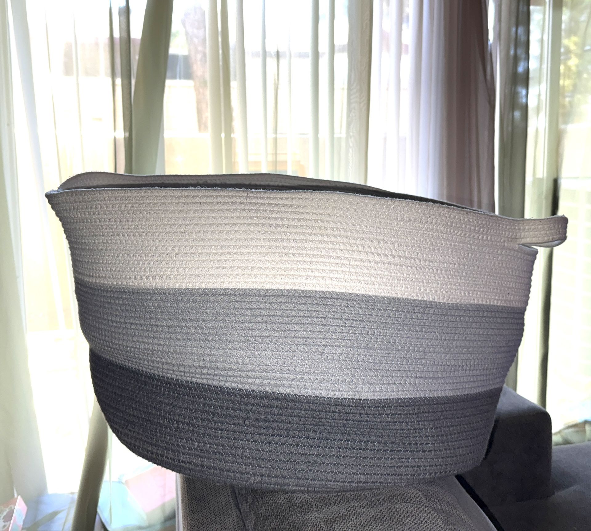 Toy Or Blanket Basket For Playroom 