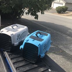 Small Dog Cat Rabbit Bunny Kennel Crate Carrier Like New 20” L by 10” W by 10” H $20 Each
