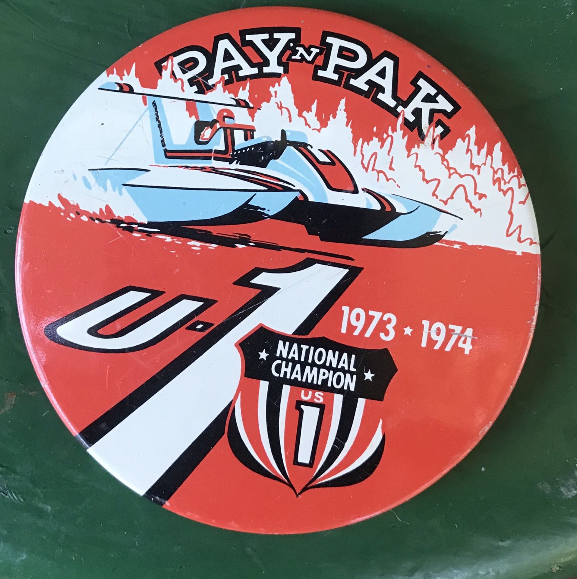Pay n Pak Hydroplane Button