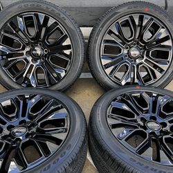 22” OEM GMC Yukon Sierra Denali Chevy Silverado Tahoe Suburban Wheels Rims Tires 2022