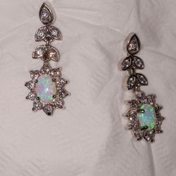 Brand New Geninue Opal Earrings