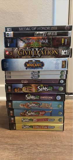 PC Game Lot – 14 Titles Including Sims & More