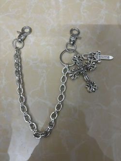 Vintage Chrome Hearts Sword and Cross Pants Chain
