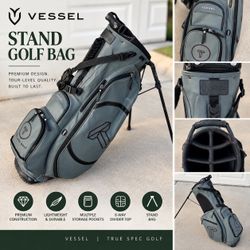 Vessel Golf Premium Stand Bag – 6-Way Divider