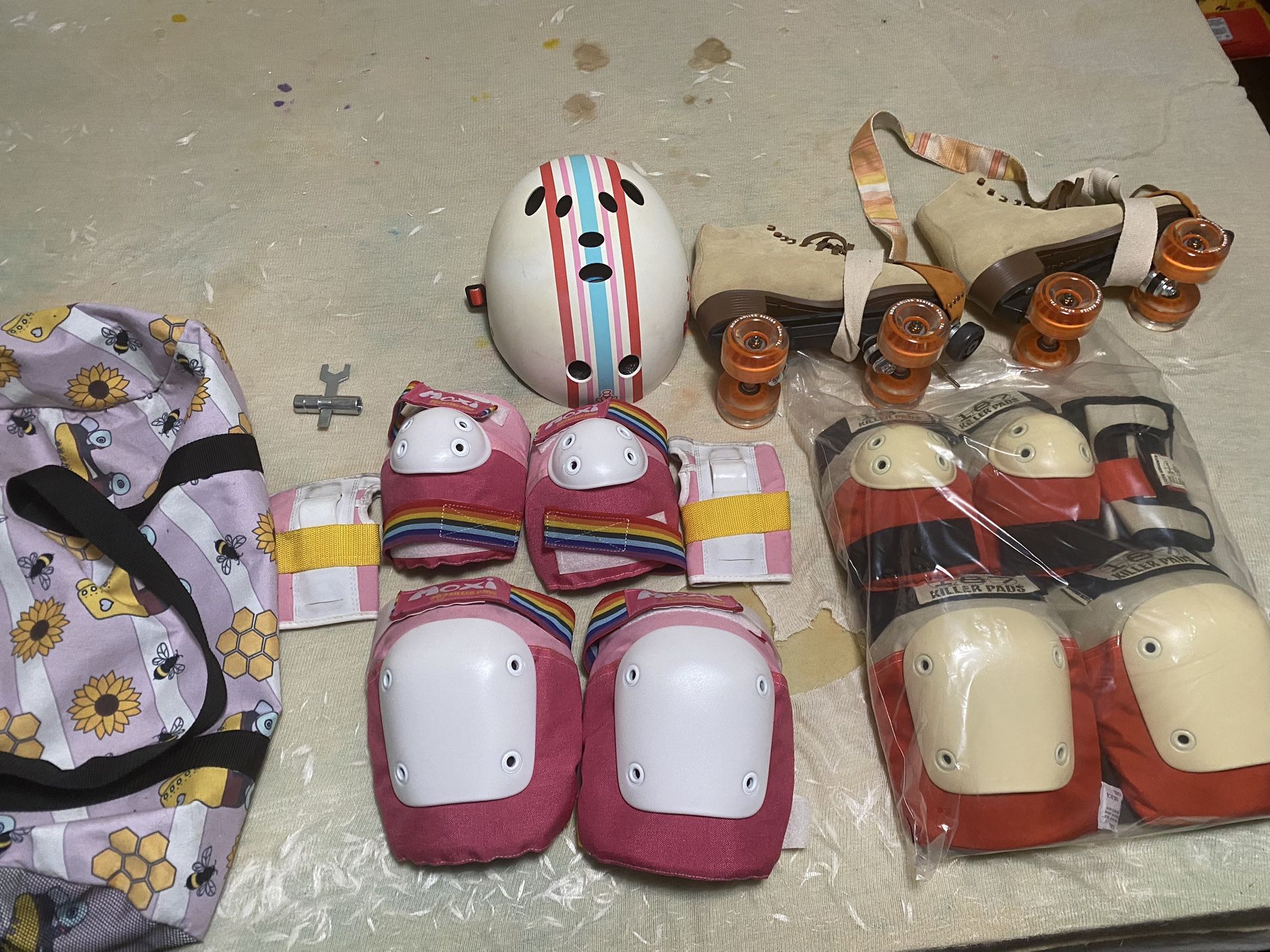 SureGrip Boardwalk Skates, Moxi Protective Gear, 187 Killer Pads Protective Gear