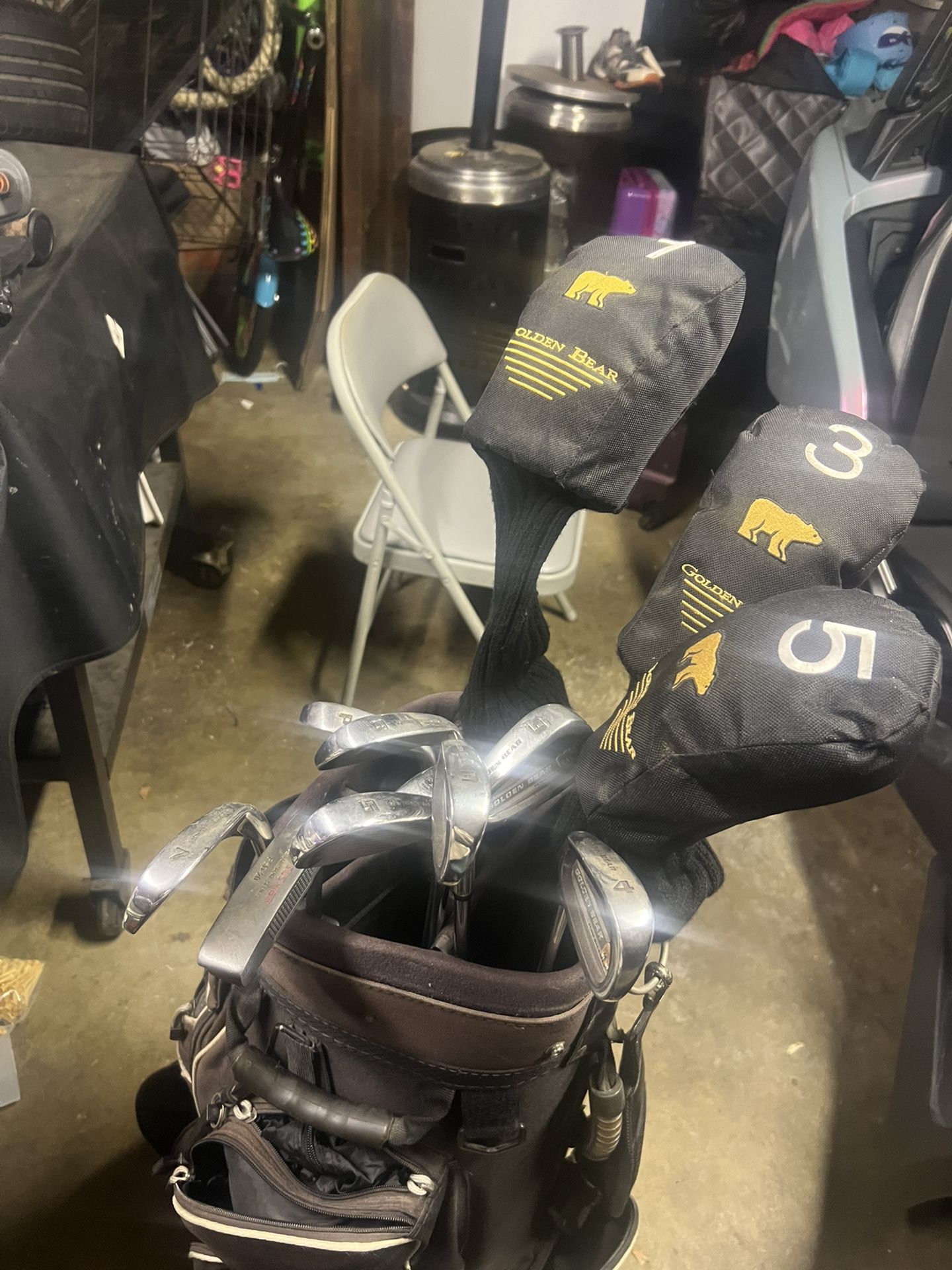 Left Handed Golden Bear Golf Clubs Set 