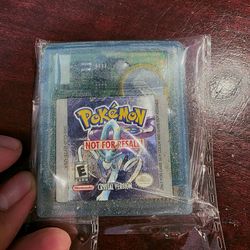Rare Nintendo Pokemon Crystal Version Game Boy Color
