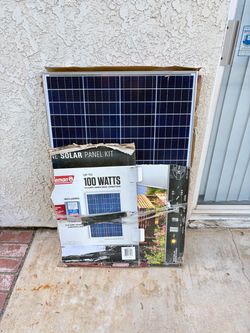 Coleman 100W 12V Solar Panel Kit – New/Unused