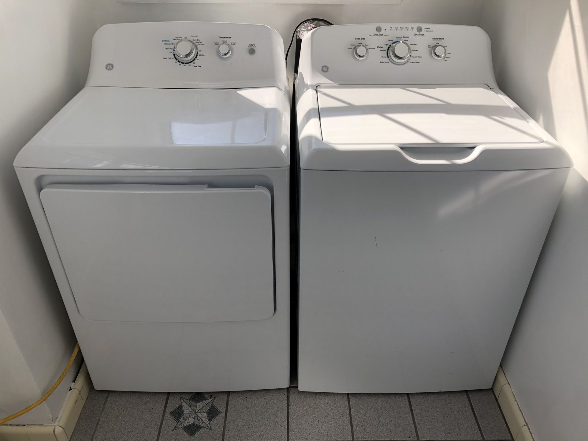 GE® Washer And Dryer Set For Sale