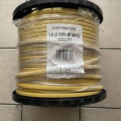 Cerrowire 1000 ft. 12/2 Yellow Solid CerroMax SLiPWire Copper NM-B Wire ( Brand New )