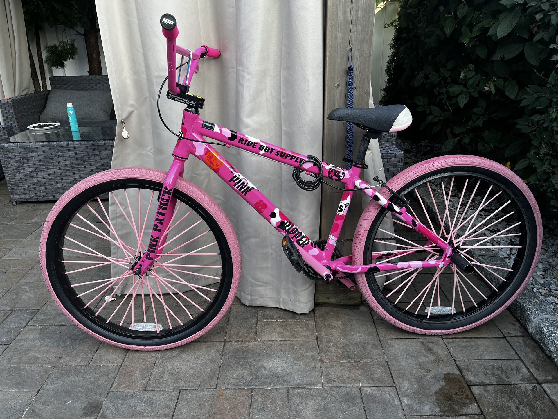 SE BIKE Pink Blocks Flyer 26”