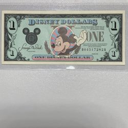 Authentic SCARCE Mickey Note