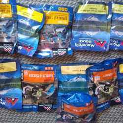 Freeze Dried Food Mountain House Camping Backpacking Hiking Emergency Supply Dehydrated Ultralight Space Meals Big Agnes Msr Nemo Thermarest Osprey