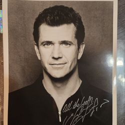 Signed Mel Gibson 8x10 Photo Autograph Picture Hollywood Actor Braveheart