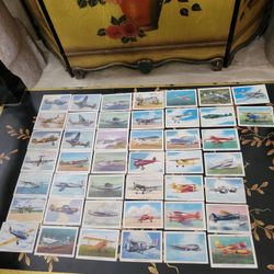 Vintage WW2 Airplane Trading Cards