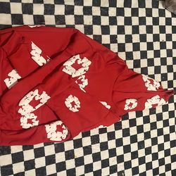 Red denim tears (used)