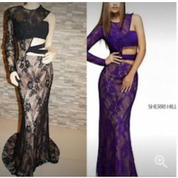 Stunning Black One-Shoulder Gown by Sherri Hill