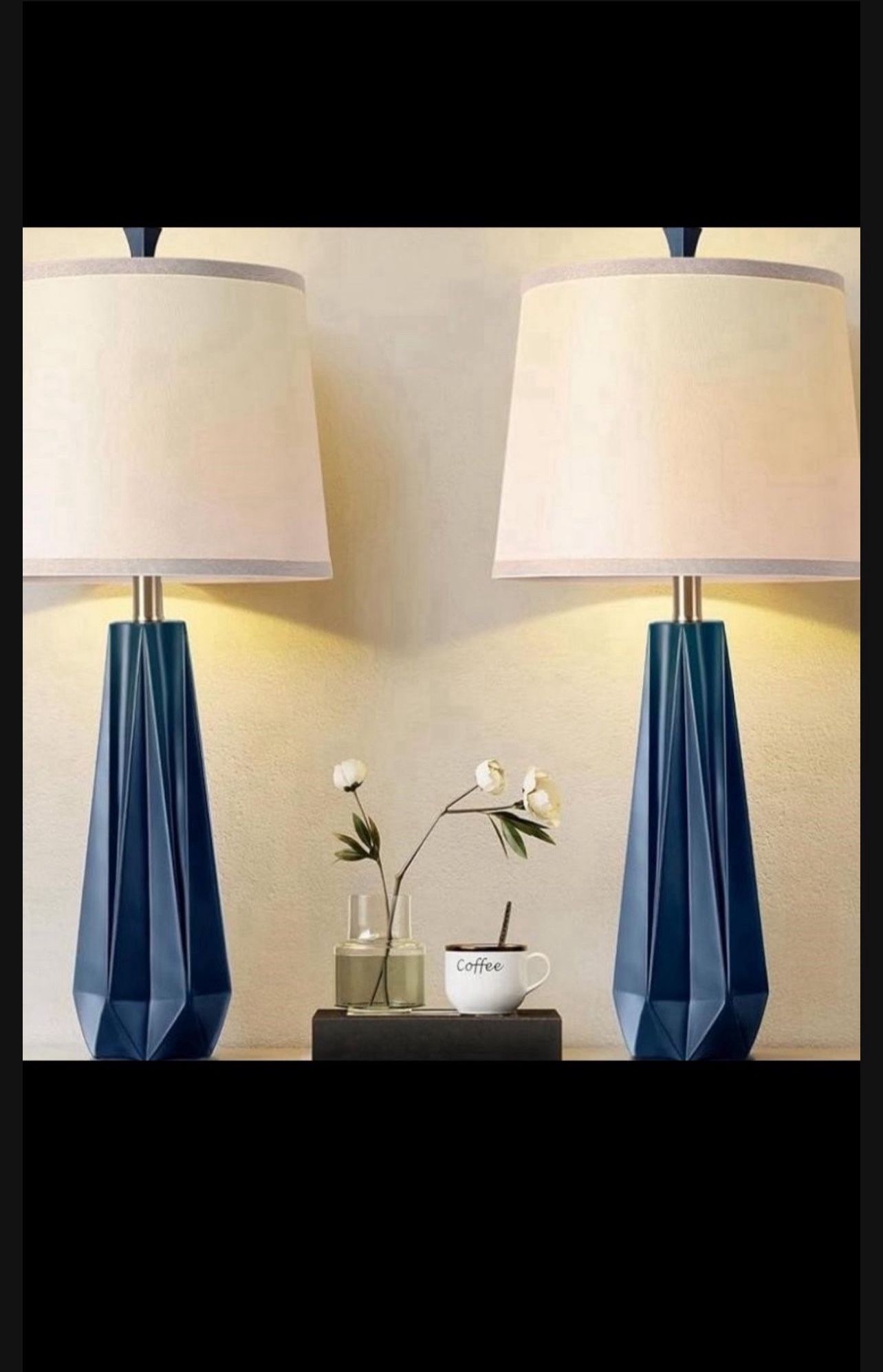 Modern Nightstand Lamps Brand New   $120