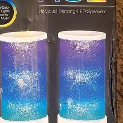 2 Dancing Led Speakers 